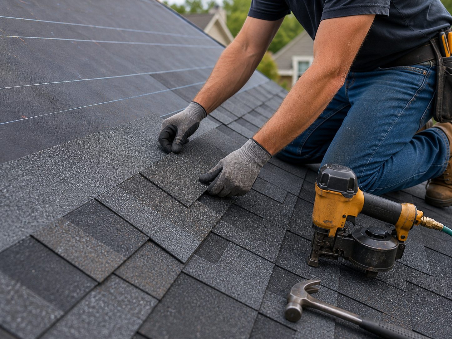 Asphalt Shingle Roof Repair and Architectural Shingle Installation